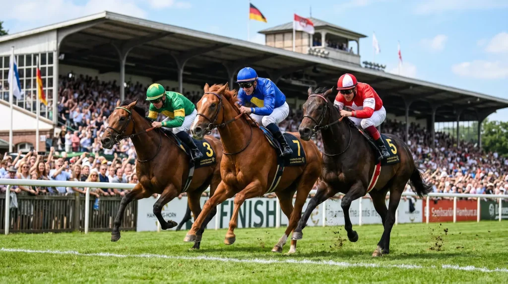 Deutsches Derby Hamburg Pferderennen