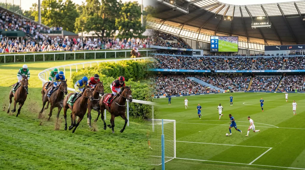 Sportwetten vs. Pferdewetten — der Unterschied